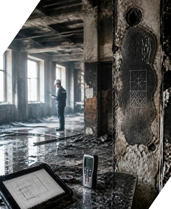 Обследование зданий после пожара в Тамбове от 15231 р. | ЭкспертизаРоссия
